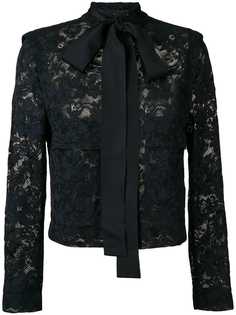 Escada кружевной пиджак с бантом