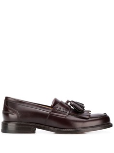 Berwick Shoes tasselled fringe loafers