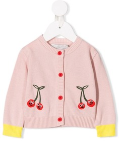 Stella McCartney Kids кардиган с узором интарсия