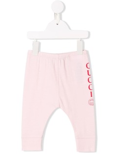 Gucci Kids легинсы с логотипом