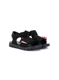 Dsquared2 Kids сандалии структурного дизайна