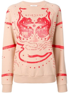 Givenchy толстовка с круглым вырезом и принтом