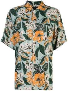 R13 рубашка с цветочным принтом
