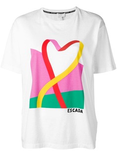 Escada Sport футболка с круглым вырезом и принтом