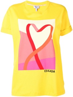 Escada Sport футболка с круглым вырезом и принтом