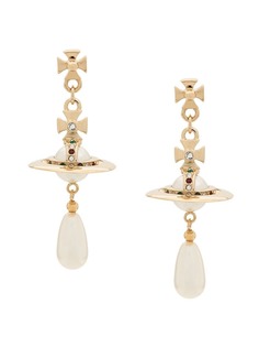 Vivienne Westwood серьги-подвески с жемчугом