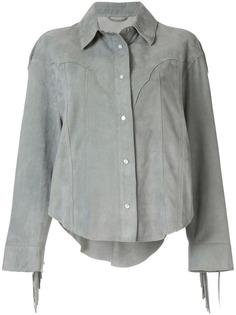 Alanui рубашка с бахромой