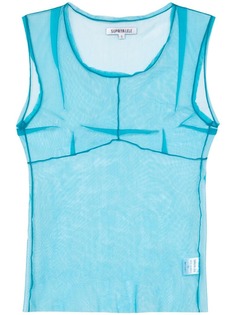 Supriya Lele полупрозрачный топ без рукавов