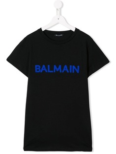Balmain Kids футболка с логотипом
