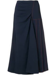 Sportmax юбка с драпировкой
