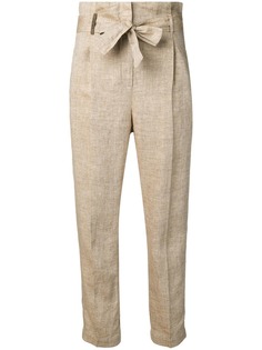 Peserico зауженные брюки с завышенной талией