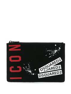 Dsquared2 клатч с принтом Icon