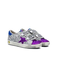 Golden Goose Deluxe Brand Kids кроссовки Superstar с блестками