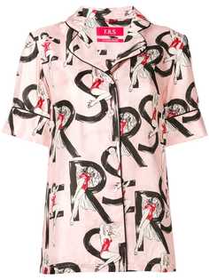 F.R.S For Restless Sleepers пижамная рубашка с принтом