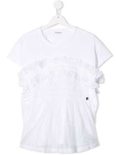 Simonetta футболка с отделкой оборками