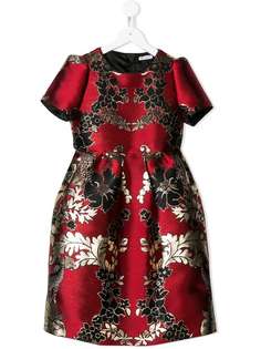 Dolce & Gabbana Kids платье с жаккардовым цветочным узором