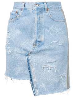 Forte Dei Marmi Couture джинсовая юбка с прорезями