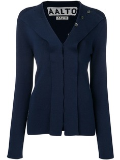 Aalto button detail jersey top
