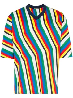 Issey Miyake Dyeing striped T-shirt
