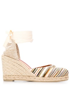 Missoni полосатые эспадрильи на танкетке