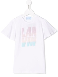 Lanvin Enfant футболка с пайетками