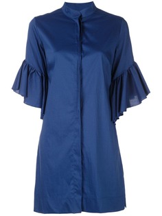 D.Exterior платье с оборками на рукавах