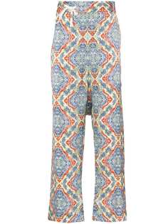 Bed J.W. Ford брюки свободного кроя с принтом пейсли