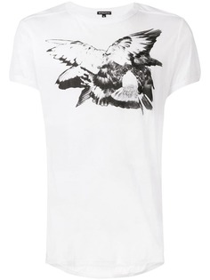 Ann Demeulemeester футболка с принтом в виде орла