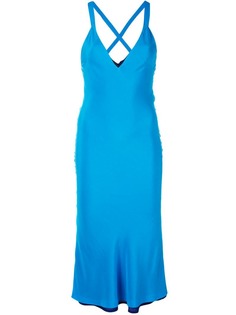 Haider Ackermann платье с глубоким V-образным вырезом