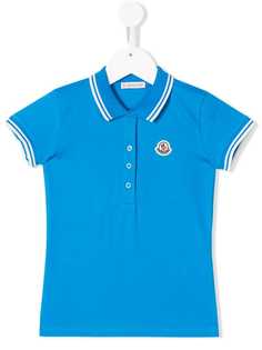 Moncler Kids рубашка-поло с логотипом