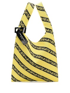 Alexander Wang logo Jacquard shopping bag