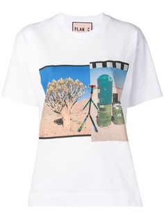Plan C collage print T-shirt