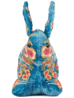 Anke Drechsel embroidered rabbit ornament