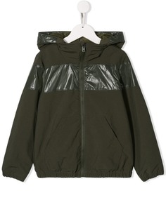 Herno Kids hooded zip-up jacket