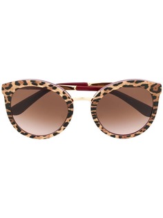 Dolce & Gabbana Eyewear солнцезащитные очки с леопардовым принтом