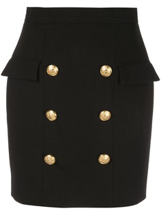 Balmain юбка на пуговицах