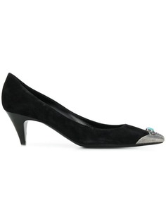 Saint Laurent туфли-лодочки Charlotte с декором