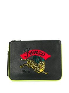 Kenzo клатч с вышивкой Tiger