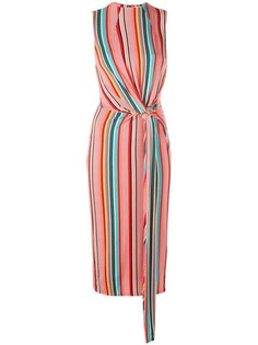 Alice+Olivia платье миди в полоску