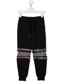 Gaelle Paris Kids спортивные брюки с сетчатыми вставками