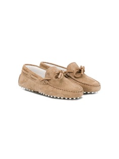 Tods Kids bow detail loafers