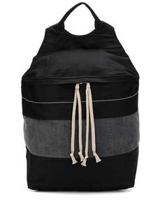 Rick Owens DRKSHDW contrasting panel backpack