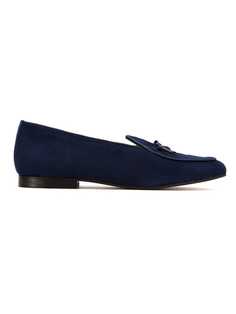 Blue Bird Shoes suede Bow Tie loafers