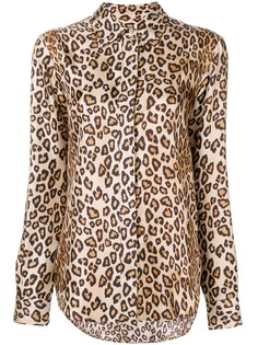 Alberto Biani рубашка с леопардовым принтом