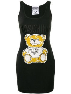 Moschino платье Teddy без рукавов