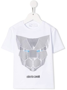 Roberto Cavalli Junior футболка с графичным принтом