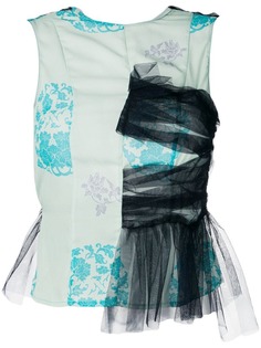 Act N°1 блузка из тюля без рукавов