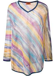 M Missoni пончо в полоску