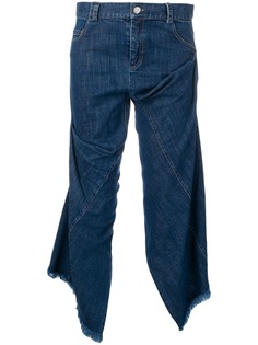 Act N°1 укороченные джинсы с необработанными краями