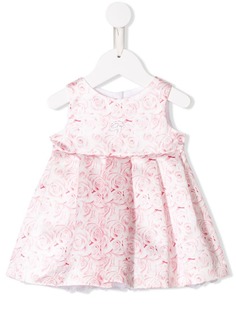 Miss Blumarine расклешенное платье с цветочным принтом